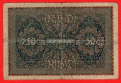 Německo - 50 mark 24.6.1919 - série HGf-pořadí 4