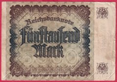 Německo - 5000 mark 2.12.1922 - série O - HA