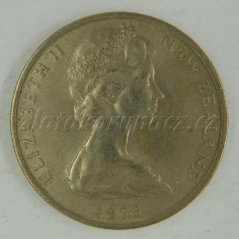 New Zealand - 20 cents 1973