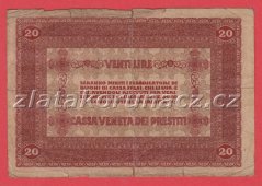 Itálie - 20 lire 1918