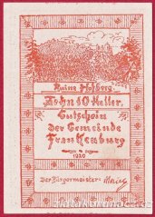 Frankenburg - 10 haléřů - 1920