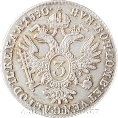 3 Krejcar 1830 A