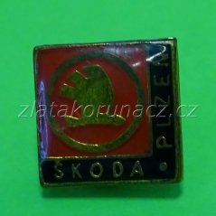 Škoda Plzeň hranatý červený