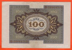 Německo - 100 Mark 1.11.1920 - série B - S