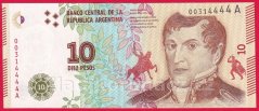 Argentina - 10 Pesos 2016