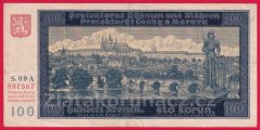 100 korun 1940 - I. vydání A 09