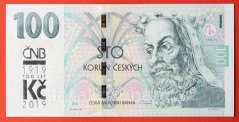 Česká republika - 100 korun 2018 s přítiskem M01