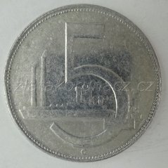 5 koruna 1952 - novoražba