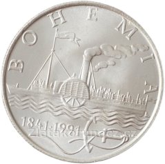 1991 - 50Kčs- parník Bohemia - Standart