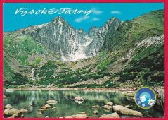 Vysoké Tatry - pohled od Skalnatého plesa na Lomnický štít