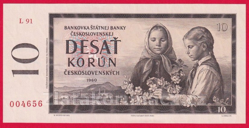 Československo - 10 korún 1960 L 91