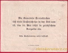 Traiskirchen - 50 haléřů - 1921
