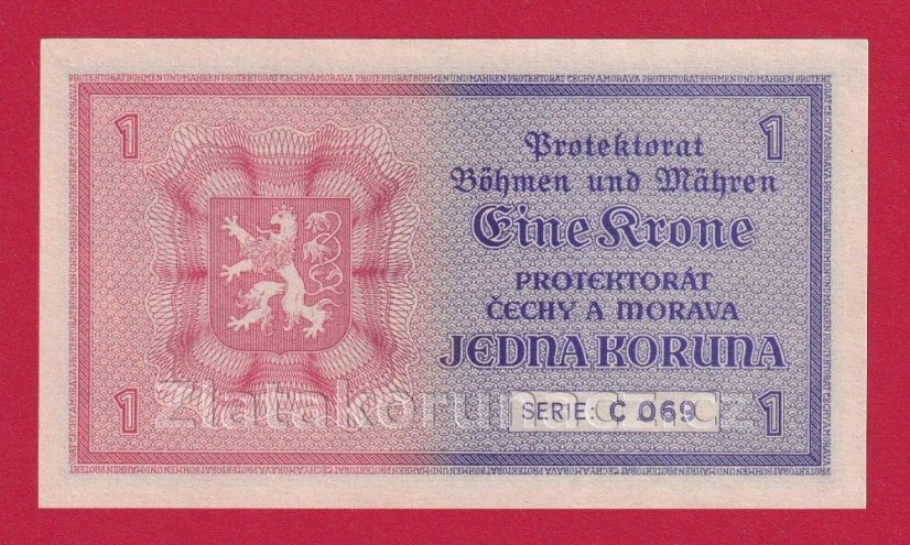 1 koruna 1940 C 069