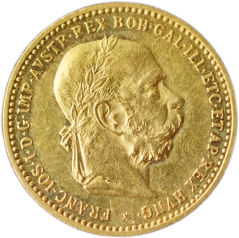Zlatá mince Rakousko - Uhersko - 10 Koruna 1906