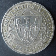 Německo - Výmar - 3 marka 1927 A-  Bremerhaven