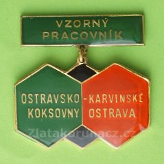 Vzorný pracovník Ostravsko-Karvinské Koksovny Ostrava