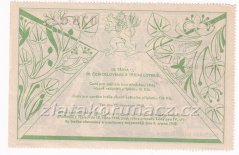 Los - 42 kčs - 58. Československá třídní loterie III. - G r.1948