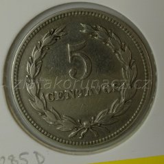 Salvador - 5 centavos 1972
