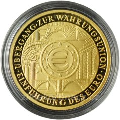 Zlatá mince - Německo - 100 euro Einführung 2002 A