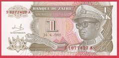 Zaire - 1 Likuta 1993