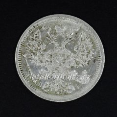 Rusko - 20 kopějka 1876 NI (НI)