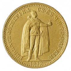 Zlatá mince Rakousko - Uhersko - 20 Koruna 1912 K.B.