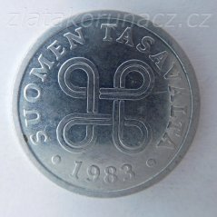 Finsko - 5 penniä 1983
