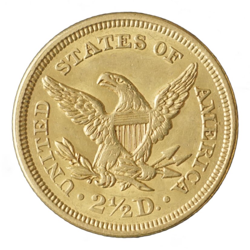 Zlatá mince Amerika - 2 1/2 Dollars 1851