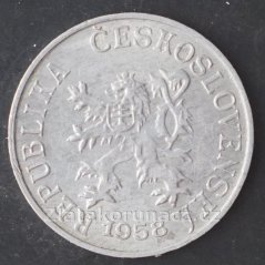 1 haléř 1958
