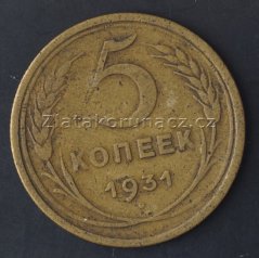 Rusko - 5 kopějka 1931