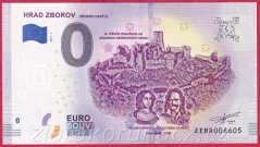 0 Euro souvenir - Hrad Zborov