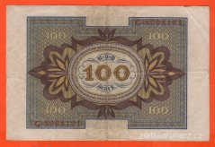 Německo - 100 Mark 1.11.1920 - série G-E