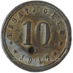 Německo - Miesbach - 10 pfennig 1917