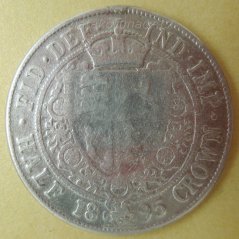 Anglie - 1/2 crown 1895