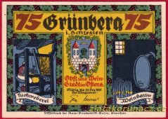 Grünberg - 75 pfennig - 1921 - loutnista