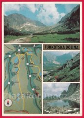 Vysoké Tatry - Furkotská Dolina mapka