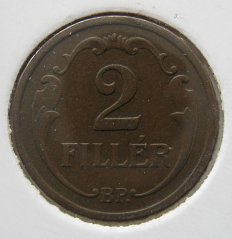 Maďarsko - 2 fillér 1938 BP