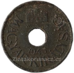 Maďarsko - 20 fillér 1943 BP