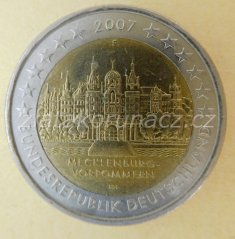 Německo - 2 Eura 2007 D - Meklenbursko