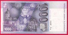 Slovenská republika - 1000 korun 1993 "G"