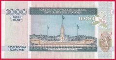 Burundi - 1000 Francs 2009