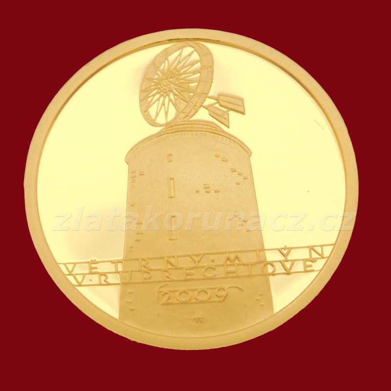 2009 - 2 500 Kč - Větrný mlýn v Ruprechtově Proof