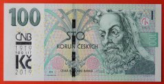 Česká republika - 100 korun 2018 s přítiskem M23