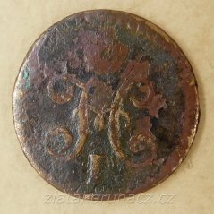 Rusko - 1/2 kopějky 1843 E.M.