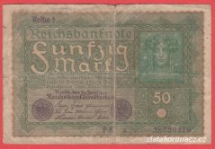 Německo - 50 mark 24.6.1919 - série PKa-pořadí 1