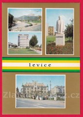 Levice - Hotel Rozkvět - Pomník K. Gottwalda
