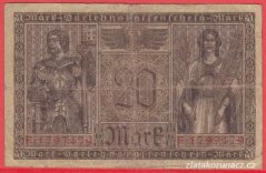 Německo - 20 mark 20.2.1918 - série F