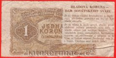 1 Kčs 1953 - hladová koruna I.