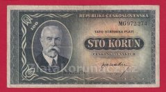 100 Kčs 1945 MG