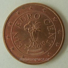 Rakousko - 1 Cent 2010